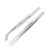 Corn Suture Tweezers Straight and Curved Surgical Forceps Pliers TeckMed