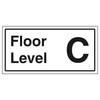 V Safety Floor Level C 300 x 150 mm -