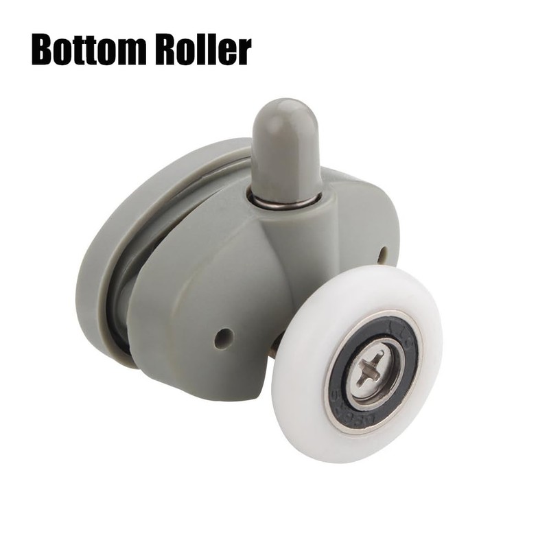 Cokritsm 4Pcs Shower Door Rollers, 23mm Sliding Shower Doors Rollers