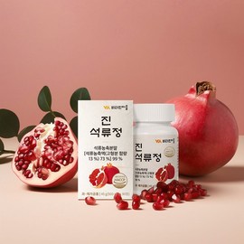 Vitamin Village 진 석류 정 총540정 6병 18개월분 Pure Pomegranate Supplement 540 Tablets, 6 Bottles, 18-Month Supply
