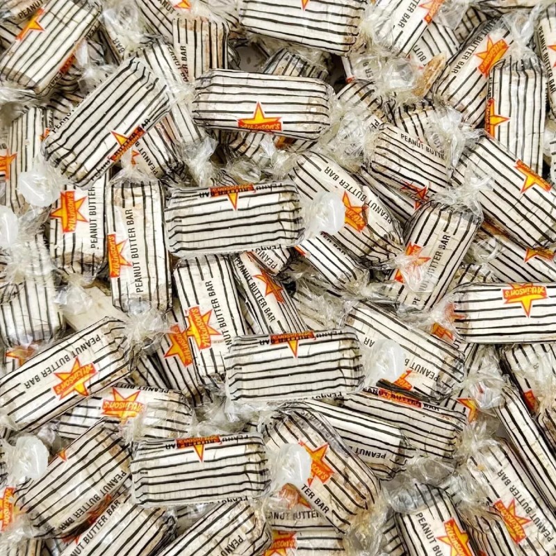 ATKINSON'S Peanut Butter Bars Old Fashioned Bulk Delicious Candy (4