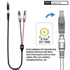 DC7909 8mm Male to DC 5.5mm Female Connectors Adapter for