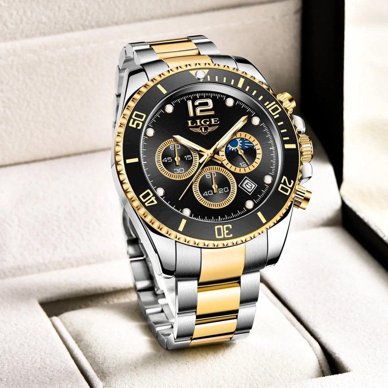 Relojes De Pulsera Cuarzo Hombre Clásico Impermeable Watches