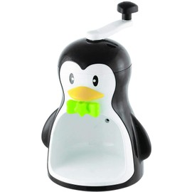 Pearl Metal Penguin Shaved Ice Maker, Black, Cools D-1323