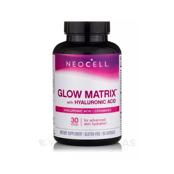 Neocell Glow Matrix Con Ácido Hialurónico 90 Caps Sabor Sin Sabor