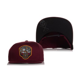 Sullen Men's Defender Port Snapback Hat, Port (Red)