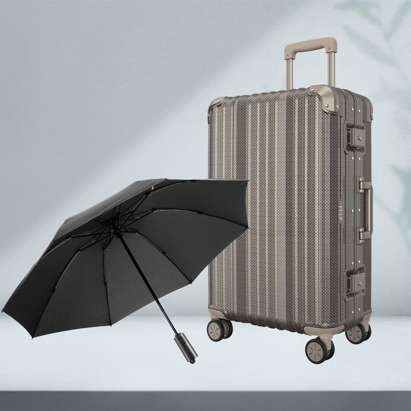 LANBRELLA Umbrella Reverse Travel Umbrella Windproof Compact Folding - C2.1