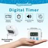 Pack of 4 - Kitchen Timer with Big Digital Numbers