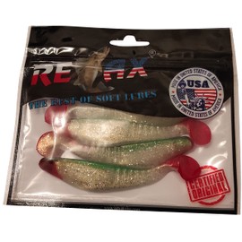 SANDAFISHING Zander Bait Rubber Fish Set – Shark 4 Inch Relax Kopyto 11 cm Pike Perch Rubber Bait Fishing Predatory Fish Fishing Artificial Bait Partial UV Effect (Set of 4 24)