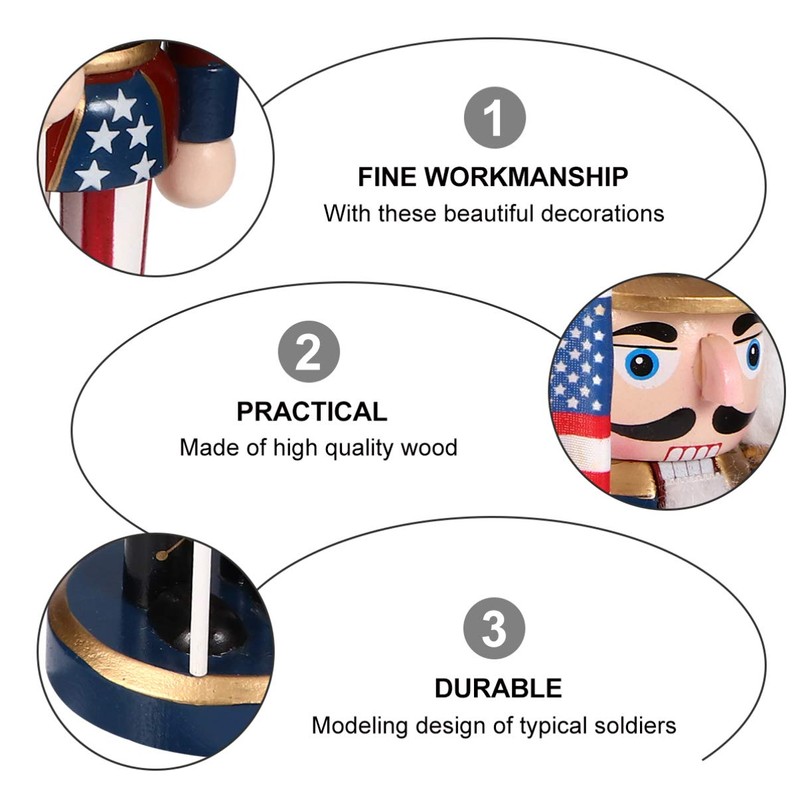 Homoyoyo Christmas Nutcracker Jewellery Christmas Nutcracker Soldier Jewellery for Christmas