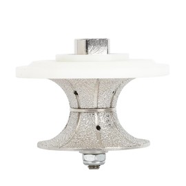 Raizi 2 inch Full Bullnose Diamond Hand Profiler Router Bit Profile Wheel for Marble Granite Porcelain Ceramic Tile(V50)