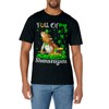Leprechaun Shamrock Leaf Bearded Dragon St. Patrick's Day T-Shirt
