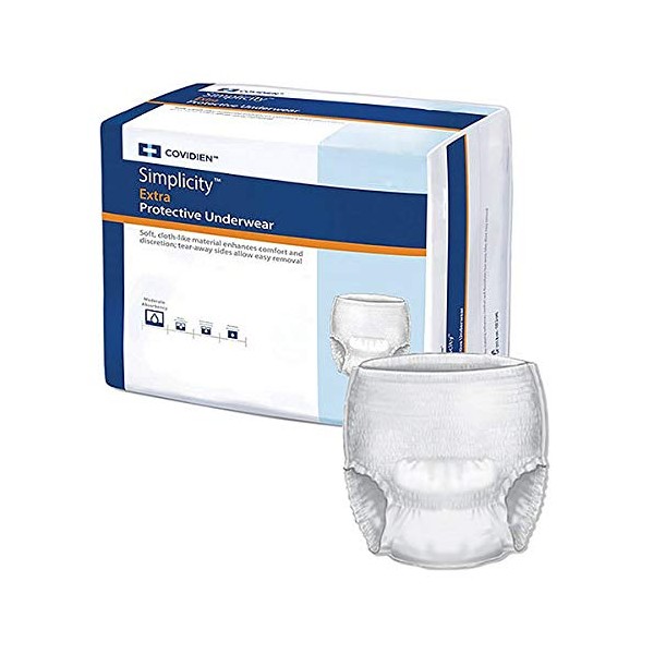 Simplicity Protective Underwear, Large, 44" - 54" (Case of 72)