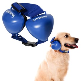 CHOMIN Dog Ear Muffs for Noise Protection, 29dB NRR Dog Earmuffs, Noise Cancelling Headphones for Dogs, Dog Ear Plugs for Hearing Protection from Thunder, Vacuums, Fireworks (Blue, Medium)