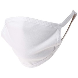 American Fashion Network Adult Reusable Facemask (1-Pack), Solid White