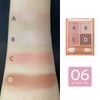 Cezanne Beige Tone Eye Shadow 06 Peach Beige 4.3g Glitter