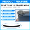 Collect Light Glossy Black Rear Spoiler Wing for 2011-2023 Chrysler