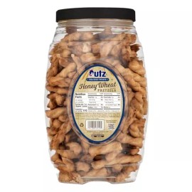 Utz Honey Wheat Braided Twist Pretzels 24 Ounce Pack of 2 Zero Preservatives
