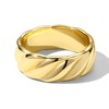 Me&Hz 14K Gold Plated Twist Band Statement Rings for Women