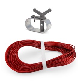Wire Tensioner, SPRHR Wire Rope Tensioner, Wire Tension Rope for Pool Tarpaulins, Diameter 2 mm, Length 30.5 m, Pool Tarpaulin Attachment, for Securing Pool Covers in Winter