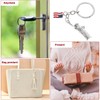 SAFIGLE American Flag Keychains：Statue of Liberty and American Flag Keychain