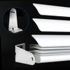 8pcs Metal Blinds Hold Down Brackets, Silver Door Blinds Bottom