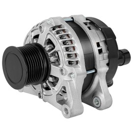 SCITOO Alternator Fit for Honda CR-V CRV 2017-2022 1.5L, for Civic 2018-2022 1.5L, for Accord 2018-2022 1.5L- 12V 135Amp CW 6-Groove Decoupler Pulley, Replace OE# 21238, 42214