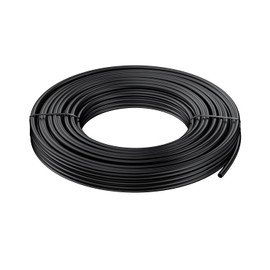 Pawfly 7.5M Drip Irrigation Hose 6MM Blank Distributor Hose for Drip Irrigation System Black Polyethylene Micro Drip Line Drip Irrigation Hose Roll