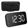 LED Digital Alarm Clock Portable Desk Clock with Snooze for