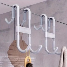 녹 방지 플라스틱 샤워 수건 및 옷에 강력한 고 완벽한 욕실 및 유리문 액세서리 [ngg bla] Rust-proof plastic shower towel and powerful high-performance accessories for bathroom and glass doors [ngg bla]