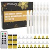12 Set Halloween Christmas Window Candles Lights with Timer Battery