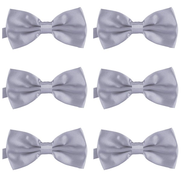 DonDon Set of 6 Men's Bow Ties 12 x 6