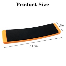 GSYUWIH Turn Board,Spin Board for Dance Turn and Skating Balance Training,Orange Rectangular Turn Board for Training Ballet Dancers,Ice Skaters and Gymnasts in Balance and Turning