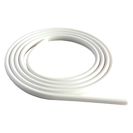 JASPA X348 U-Shaped Door Guard, White, Length 5.9 ft (1.5 m), Width 0.4 inches (9 mm)