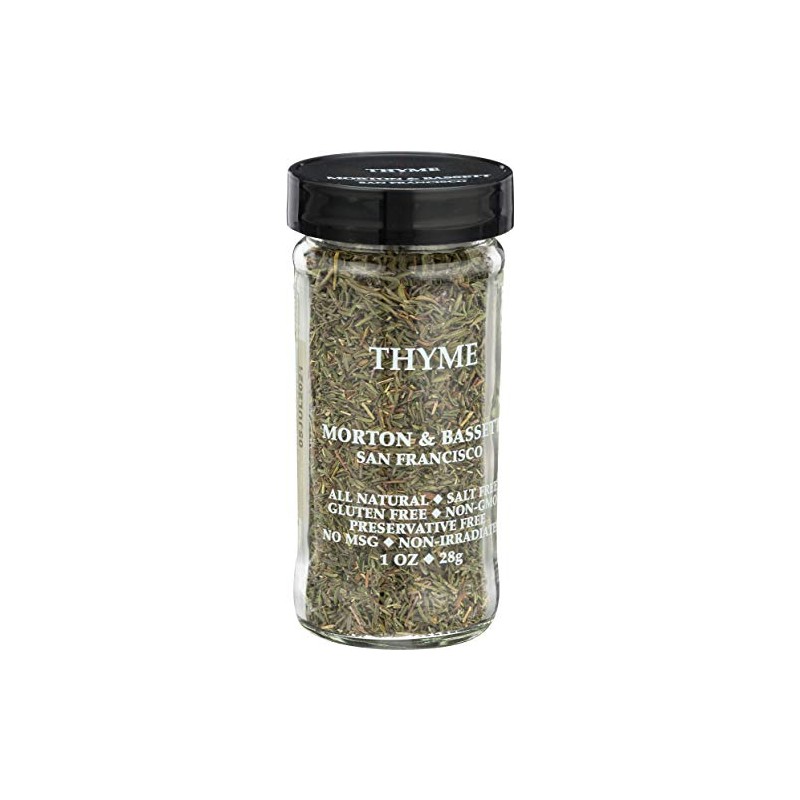 Morton & Bassett Thyme, 1 oz – Non-GMO, Salt-Free, Fragrant