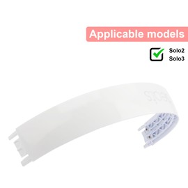 Solo3 Headband Replacement Parts Accessories Solo2 Headband Repair Kit Compatible with Solo 3.0 Solo 2.0 Wireless Top Headband（White）
