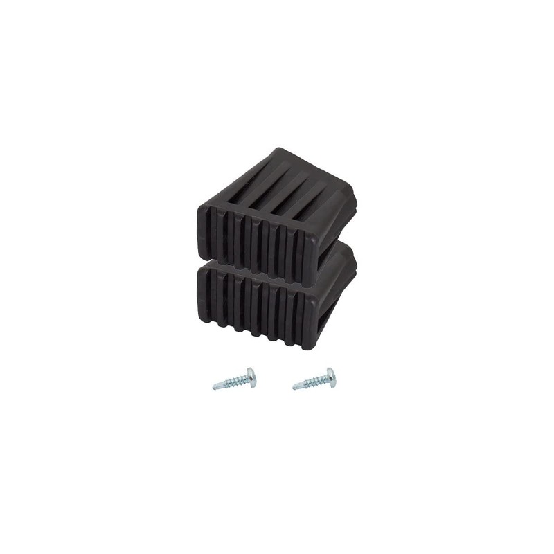 Monto Krause 212511 Foot Caps 33 x 20 mm Black