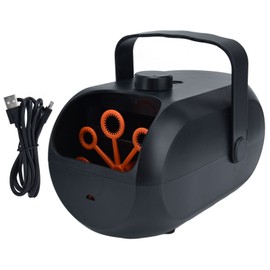 2 Speed Bubble Machine Automatic Portable Bubbles Blower Battery USB Powered 230ml 5V 2A