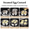 Egg Poacher Pan, Poached Egg Pan Stainless Steel Egg Pan