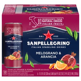 Sanpellegrino San Pellegrino Beverage Sparkling Melograno 66.9 FO (Pack Of 4)