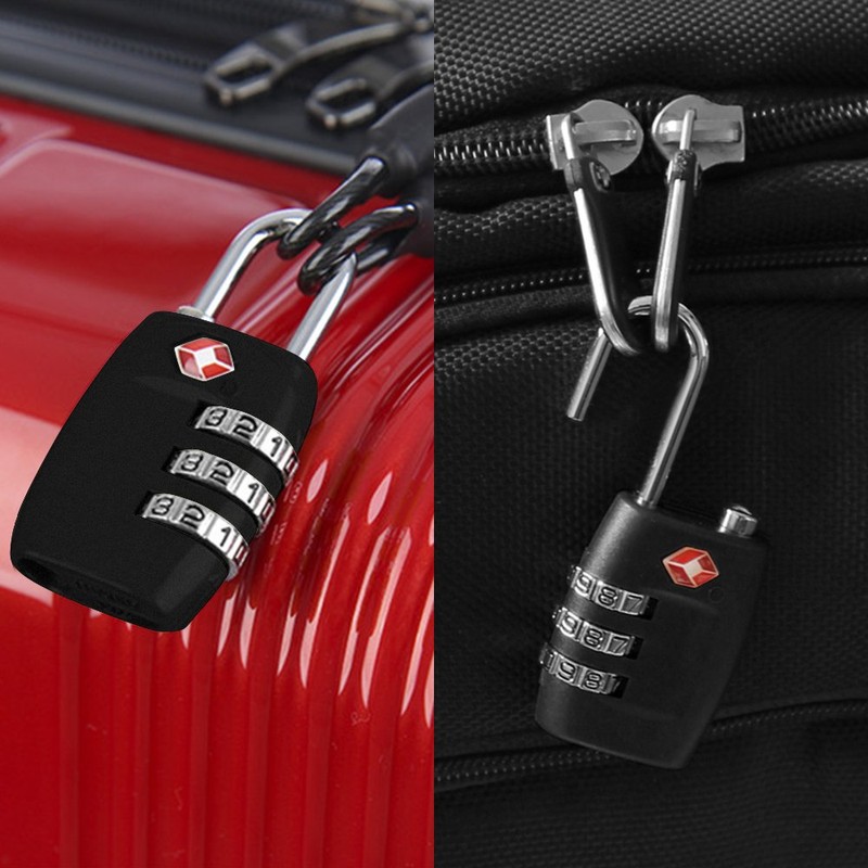DanziX TSA Approved Lock and 4 Colors Stainless Steel Safety