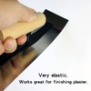 BANCOO Flat Head Stainless Steel Trowel - Super Elastic Ultra-Thin