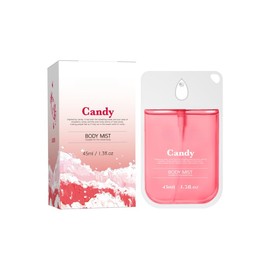 Candy Body Mist for Women – Sweet Strawberry & Fruity Candy Scent, Hydrating & Skin-Friendly Body Spray, Natural Ingredients, Refreshing Fragrance, Portable Perfume Mist 45ml