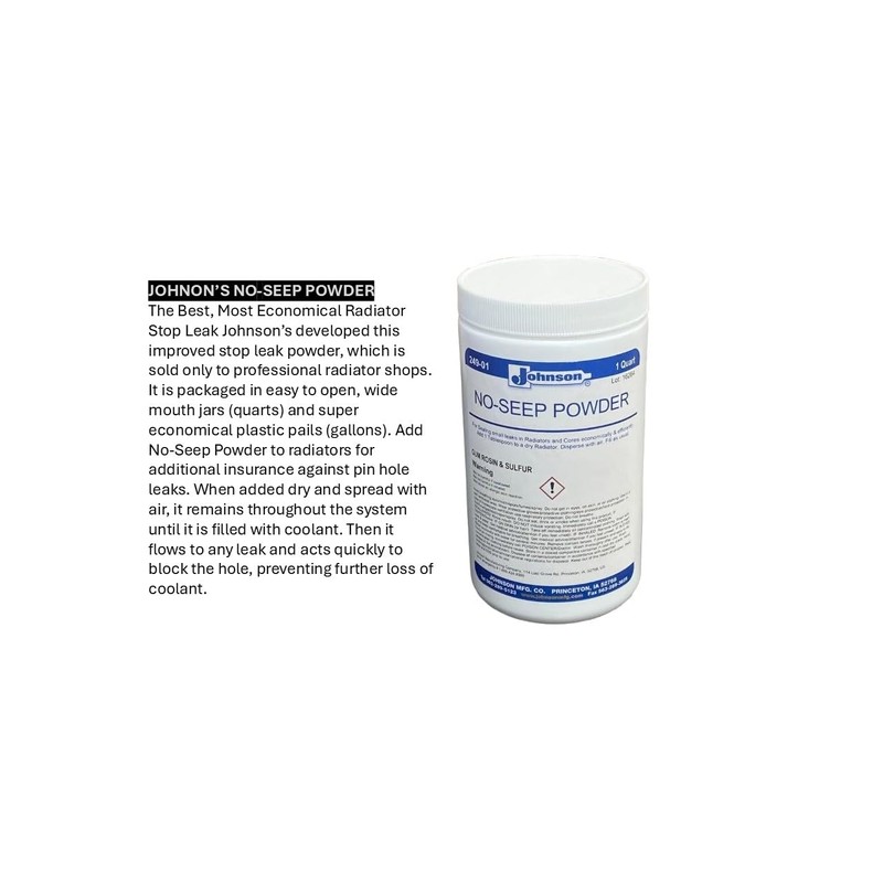 AM Worldwide Radiator Stop Leak Powder No-Seep Powder for Aluminum
