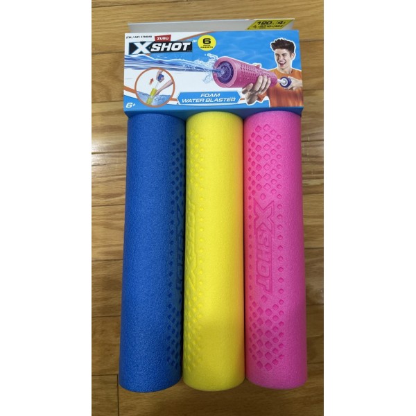Zuru X Shot Foam Water Blaster, 6 Pack Multi Colors