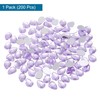 MECCANIXITY 200PCS Flat Back Acrylic Teardrop Gems 10x14mm Artificial Rhinestones