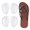 4 Pieces/2 Pairs Thong Sandal Cushions Pad Flip Flop Anti-Wear