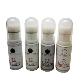 Hebold Shoe Making Sole Edge Paint Set 25ml Sponge Applicator with Cotton Bag: Dark Brown/Black/Medium Brown/White, Dark brown/black/medium brown/white