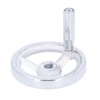 3 Spoke Hand Wheel with Revolving Handle Cast Iron Round