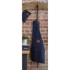 Cooksmart British Designed Kitchen Aprons For Women | 100% Cotton Kitchen Apron With Pockets | Modern Designed Cooking Aprons For Women Suitable For All Types Of Kitchens